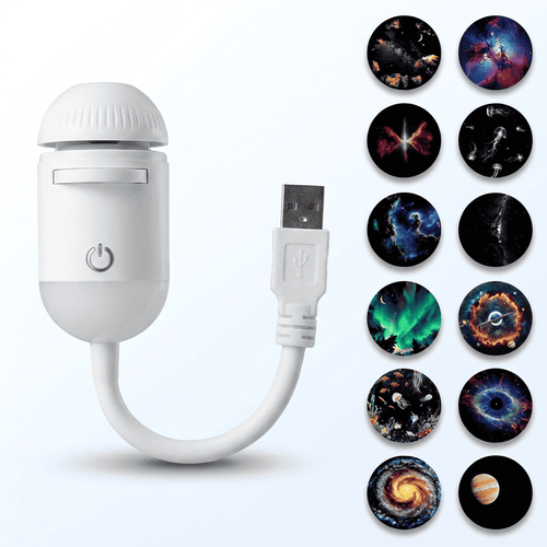 COZYX Dream Projector with projection discs and USB cable