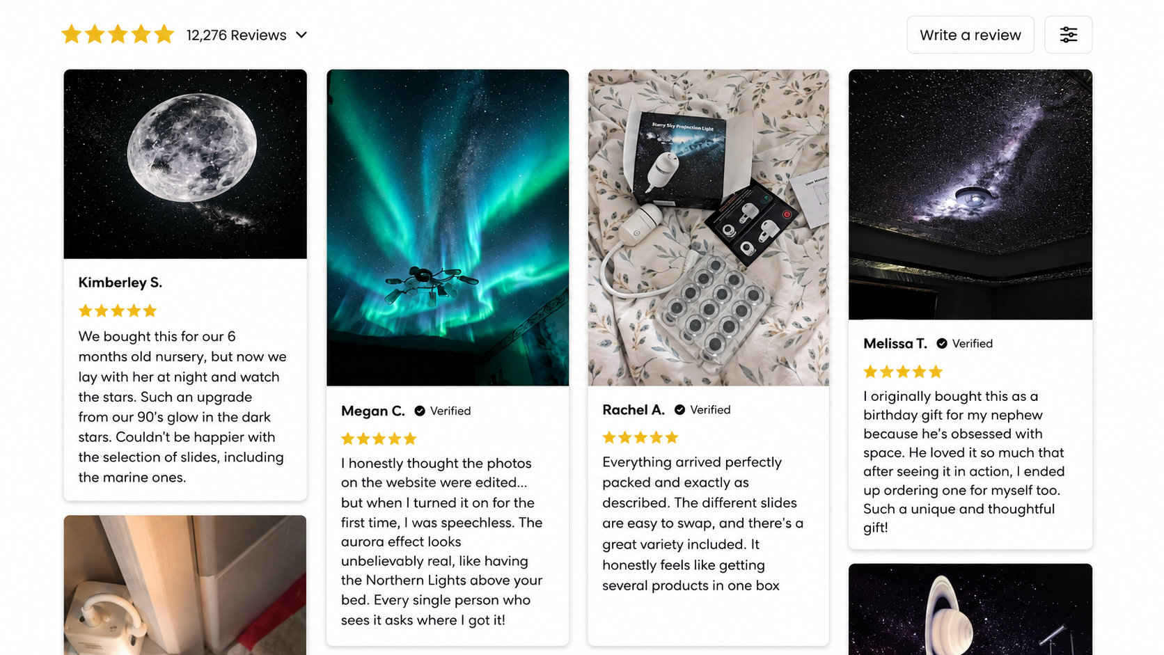 COZYX customer review gallery